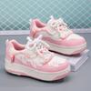 Boys Four -wheel Sports Boots Wheel Skate Shoes Sports Shoes Shoes with Wheels for Girls