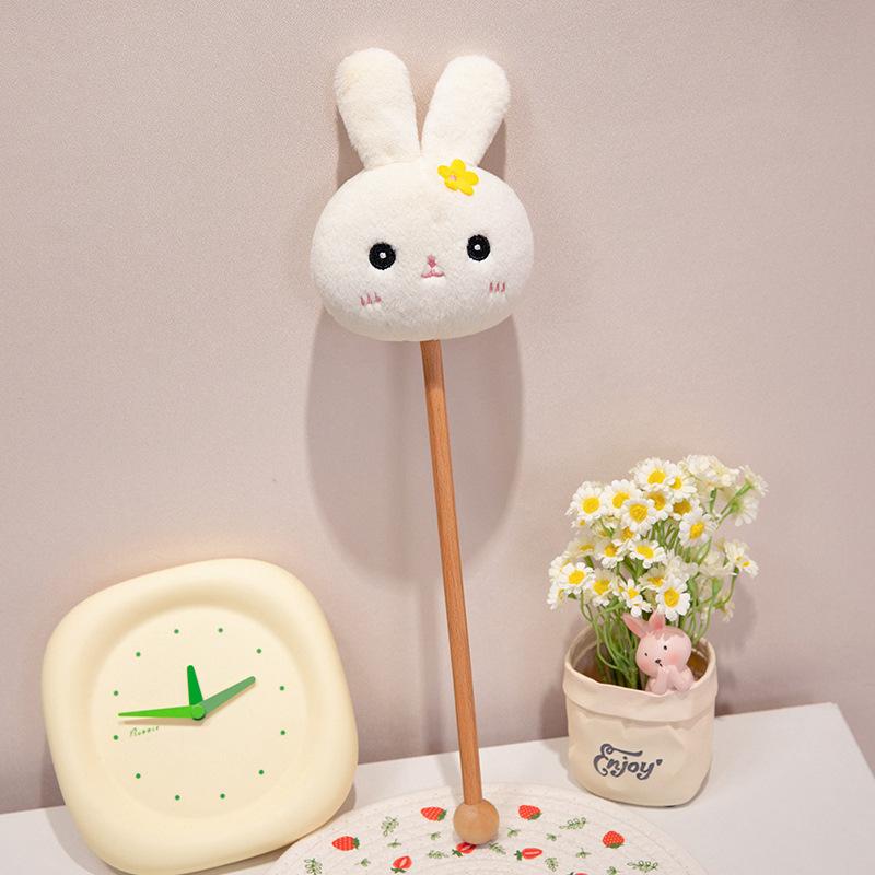 Big Mouth Animal Plush Toy Stick Cute Practical Girl Pendant Hammer Stick Doll