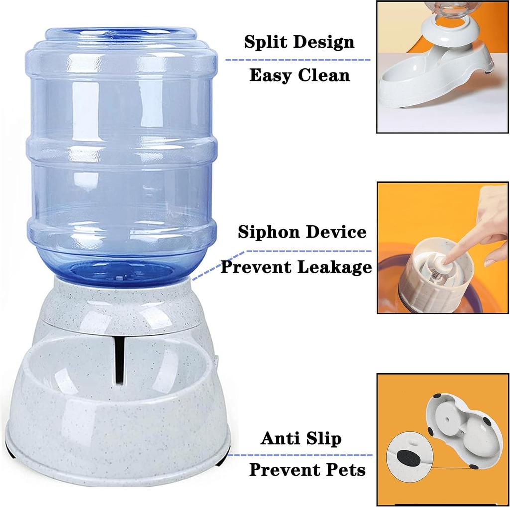 Hund automatischer Wasserspender 3 Gallonen 11 Liter Haustier automatischer Schwerkraft-Wasserspender Station großer Hund und Katze Wasserspender Wasserspender