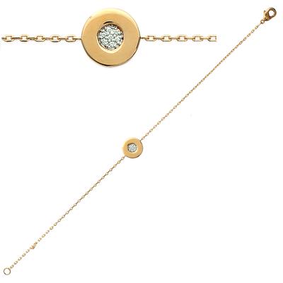 [L1188] - Gold Plated Bracelet 'Sissi' Gold