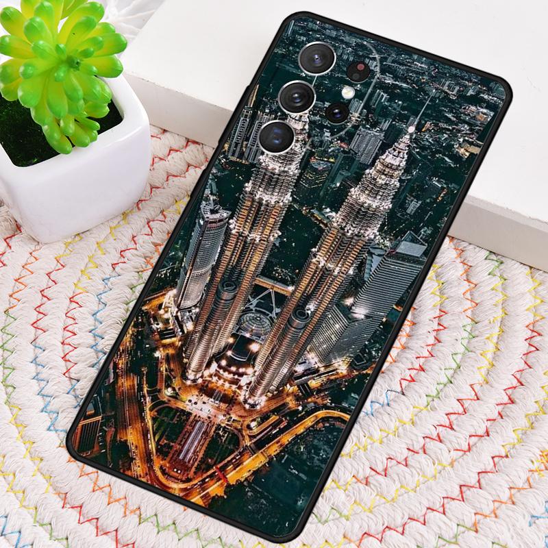 Pyramider Taj Mahal Dubai Telefonfodral För Samsung Galaxy note 10 pro S26 S25 S24 S23 S22 Ultra Plus S21 FE S20 Stötsäkert Fodral