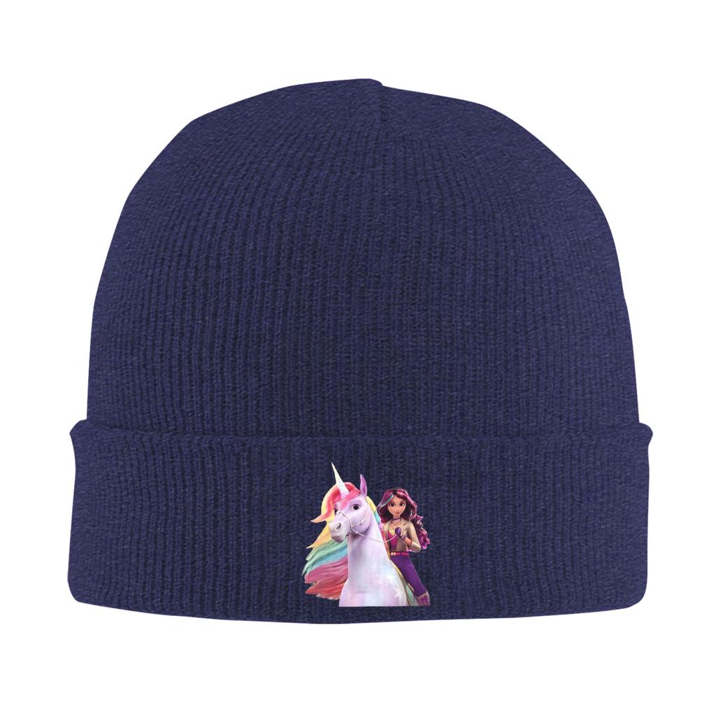 Unicorn Academy Sophia Wildstar Warm Knitted Cap Winter Knit Bonnet Hat Skullies Beanies Hip Hop Caps for Unisex
