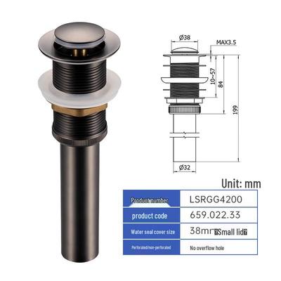 Tapón de desagüe emergente para lavabo Lantuan