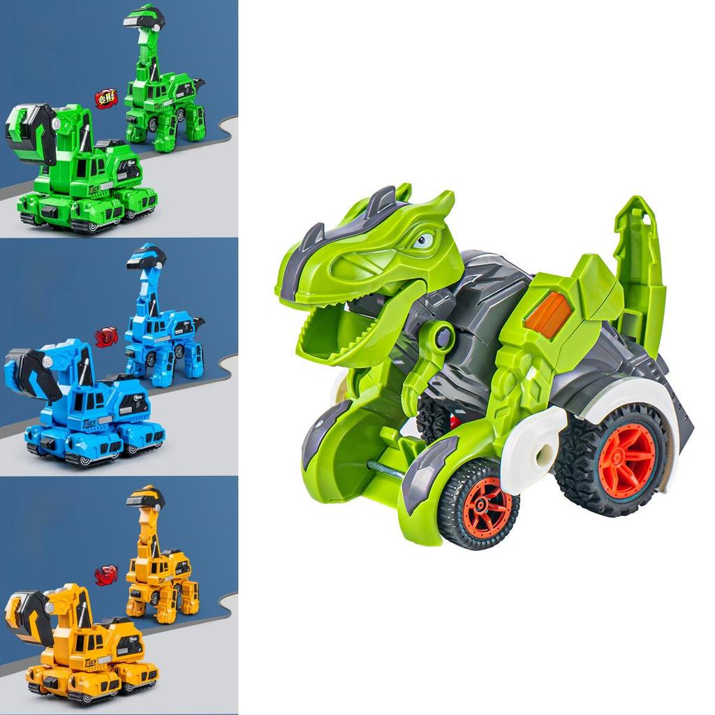 Dinosaurier Trägheitsspielzeugauto mit Aufpralltransformation für Kinderbildung und Spiel