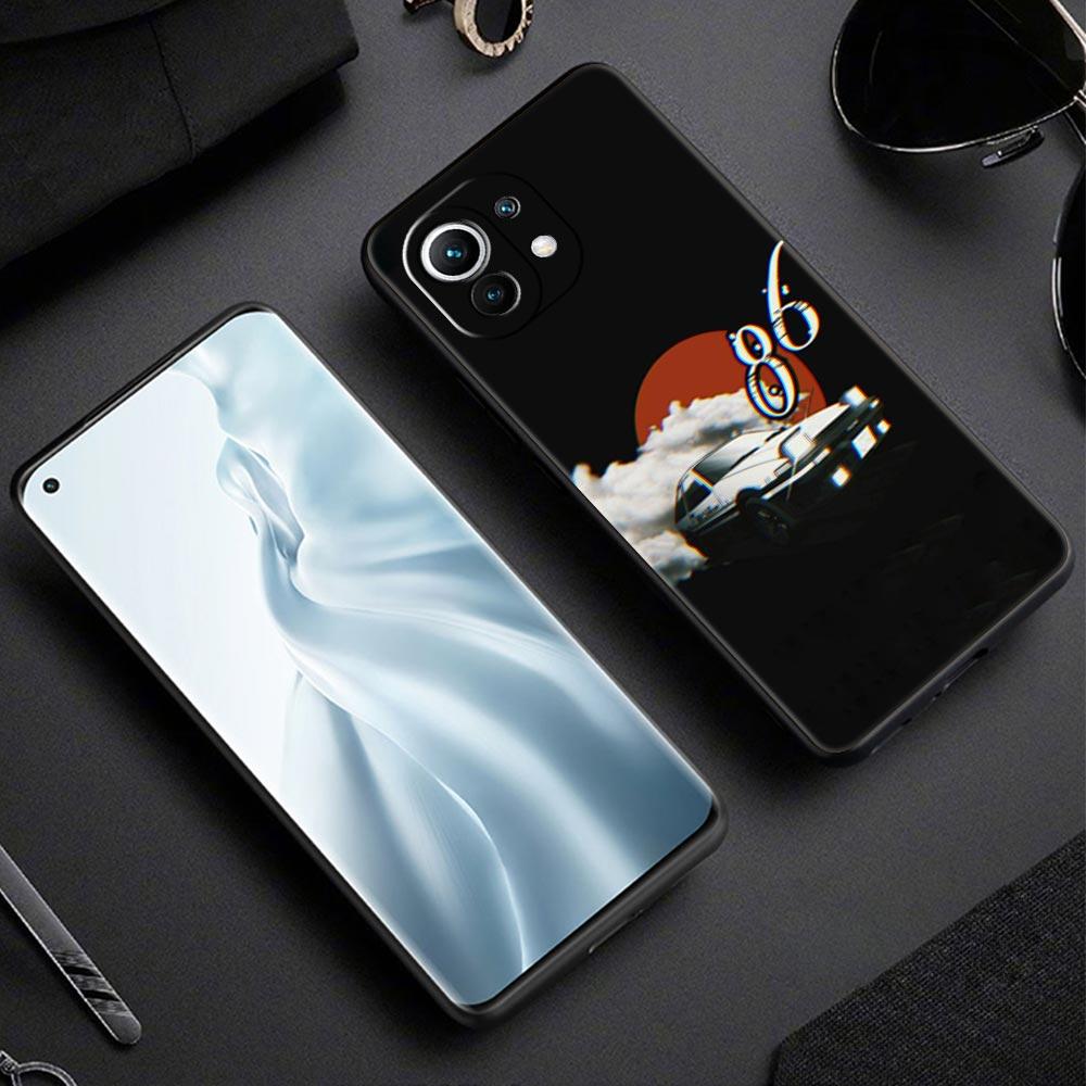 Initial D Car Phone Case Cover for Xiaomi Mi 17 15 14 13 12 11 Ultra 15T 14T 13T 12T 11T Pro Lite 5G Soft TPU Shell Fundas Capas