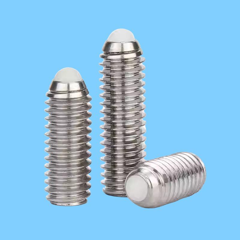 Nylon POM Ball Head Screws & Stainless Steel Hex Socket Screws with High-Precision Spring Ball Plungers (M3-M16)