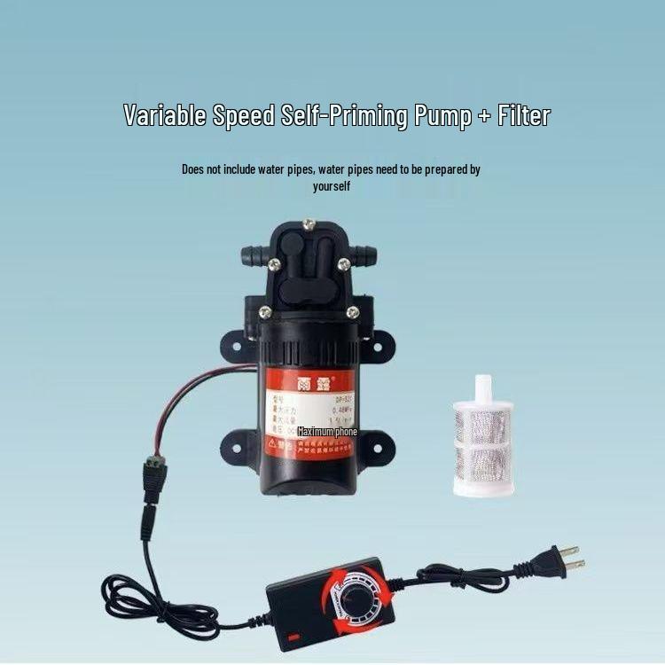 Kompaktní samonasávací elektrické membránové čerpadlo pro domácí úpravu vody a zvýšení tlaku