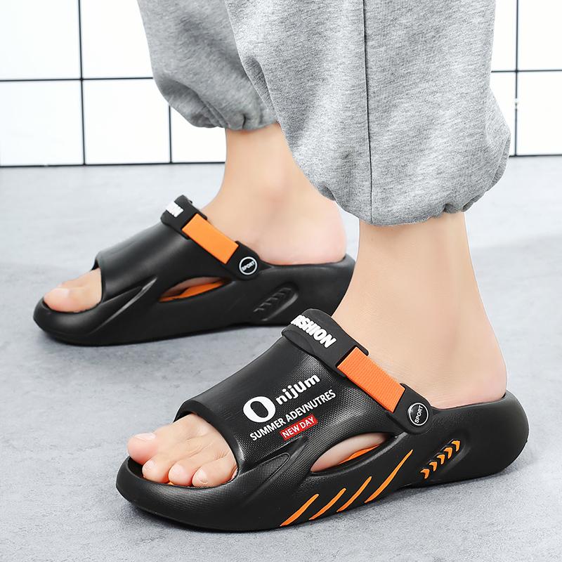 Summer Men's Massage Slippers Outdoor Sandals Beach Comfortable Soft Slides Indoor Casual Shoes Men Sandals