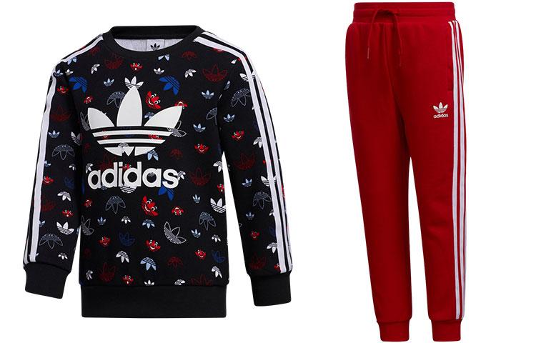 Adidas Originals Casual Sportswear Black Kids  GN6796 110