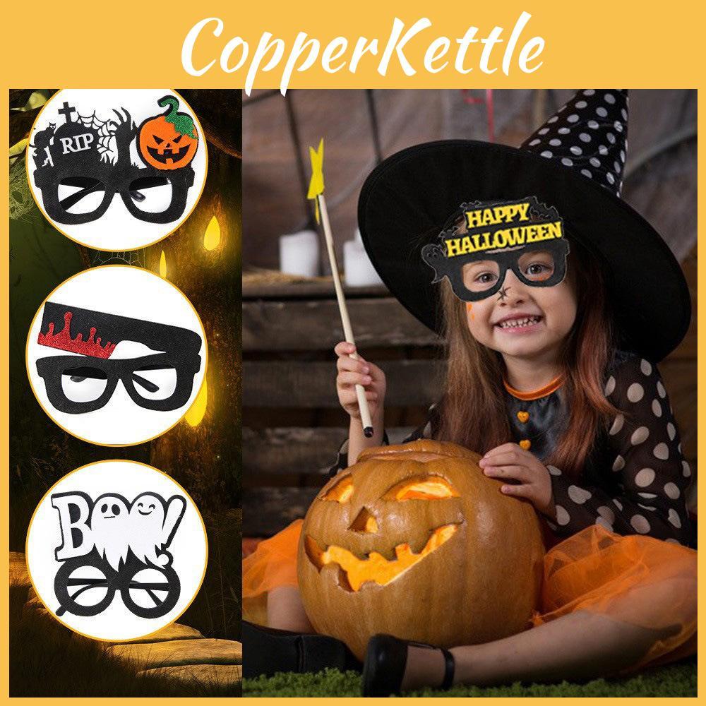 Halloween Eyeglasses With Multiple Eyeballs Plastic Skull Frame Cartoon Style