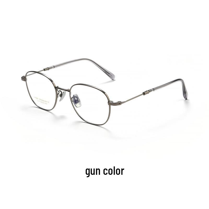 

Унисекс Ультралегкие Очки с Неправильной Металлической Оправой для Студентов и Профессионалов