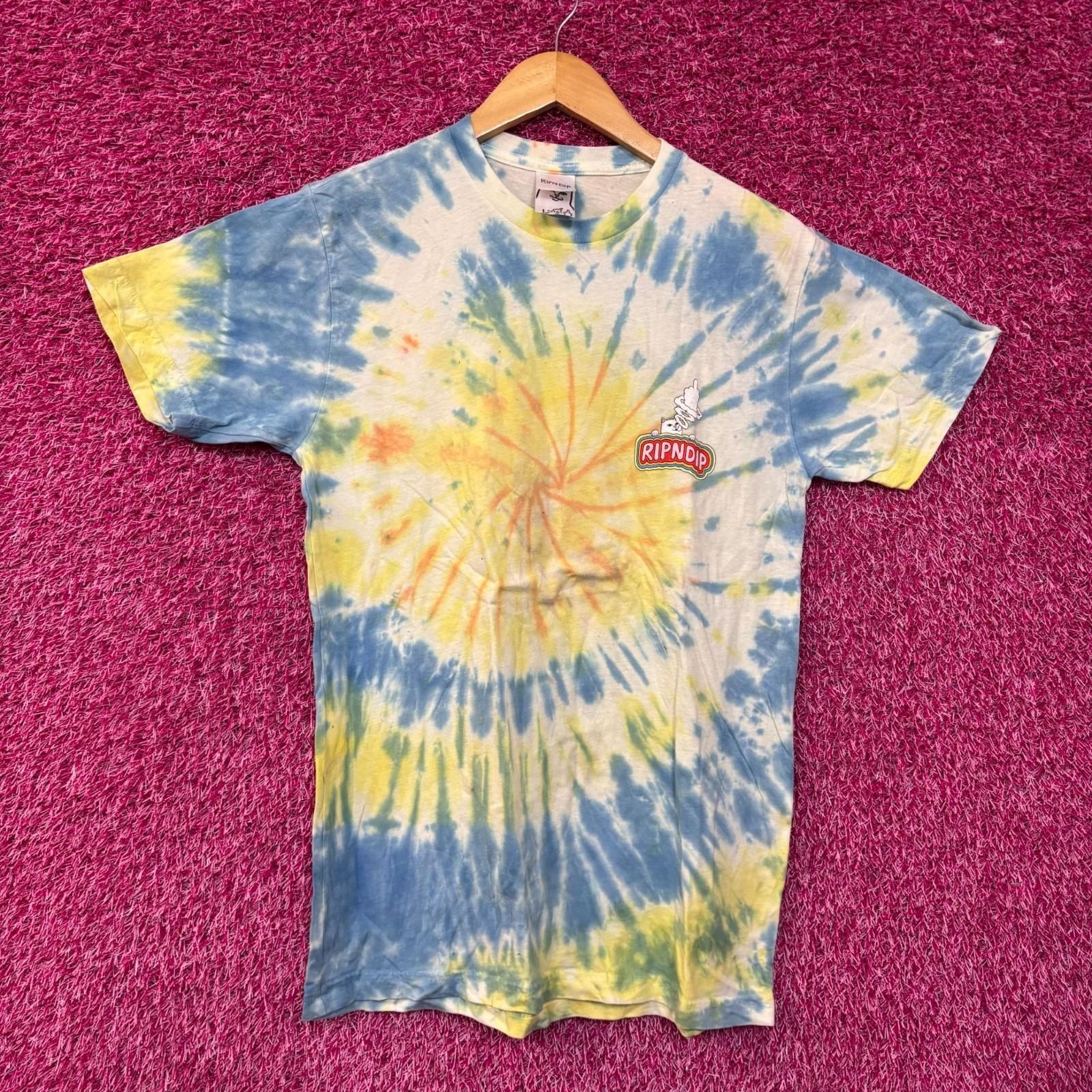 

RIPNDIP Smokin Lord Nermal Tie Dye T-Shirt Small S