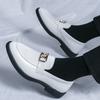 New Pointed Toe Metal Decoration Slip On Loafers Shoes for Mens Formal Wedding Prom Dress Homecoming Sapatos Tenis Masculino