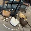 Women's Genuine Leather Crossbody Saddle Bag - 2024 Spring/Summer Trend, Advanced Texture, Popular Small Underarm Design