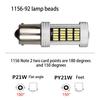 2pcs LED Light Turn Signal Brake Light Reversing Fog Light Bulb T20 1156 1157 T15 Ba15s W21w Py21w