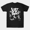 Men Black Print T-shirt A Wrong Turn No-Cut Transfer Paper Print Cotton Tshirt