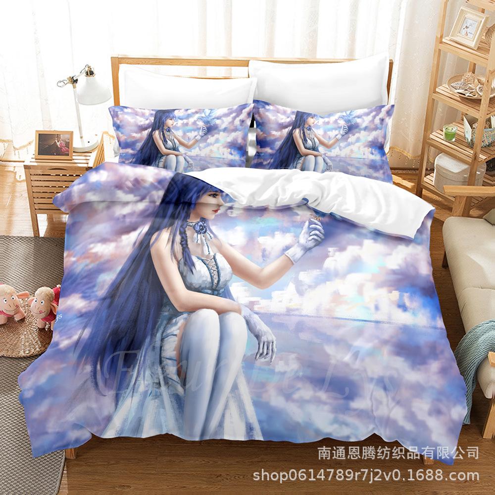 Honkai Impact 3 Bedding Set Single Twin Full Queen King Size Game Anime Bed Set Aldult Kid Bedroom Duvet Cover Sets 3D Print 013