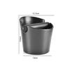 Shock-Absorbent Coffee Knock Box Anti-slip Espresso Dump Bin For Coffee Grounds with Removable Knock Bar Coffee Grind Waste Bin