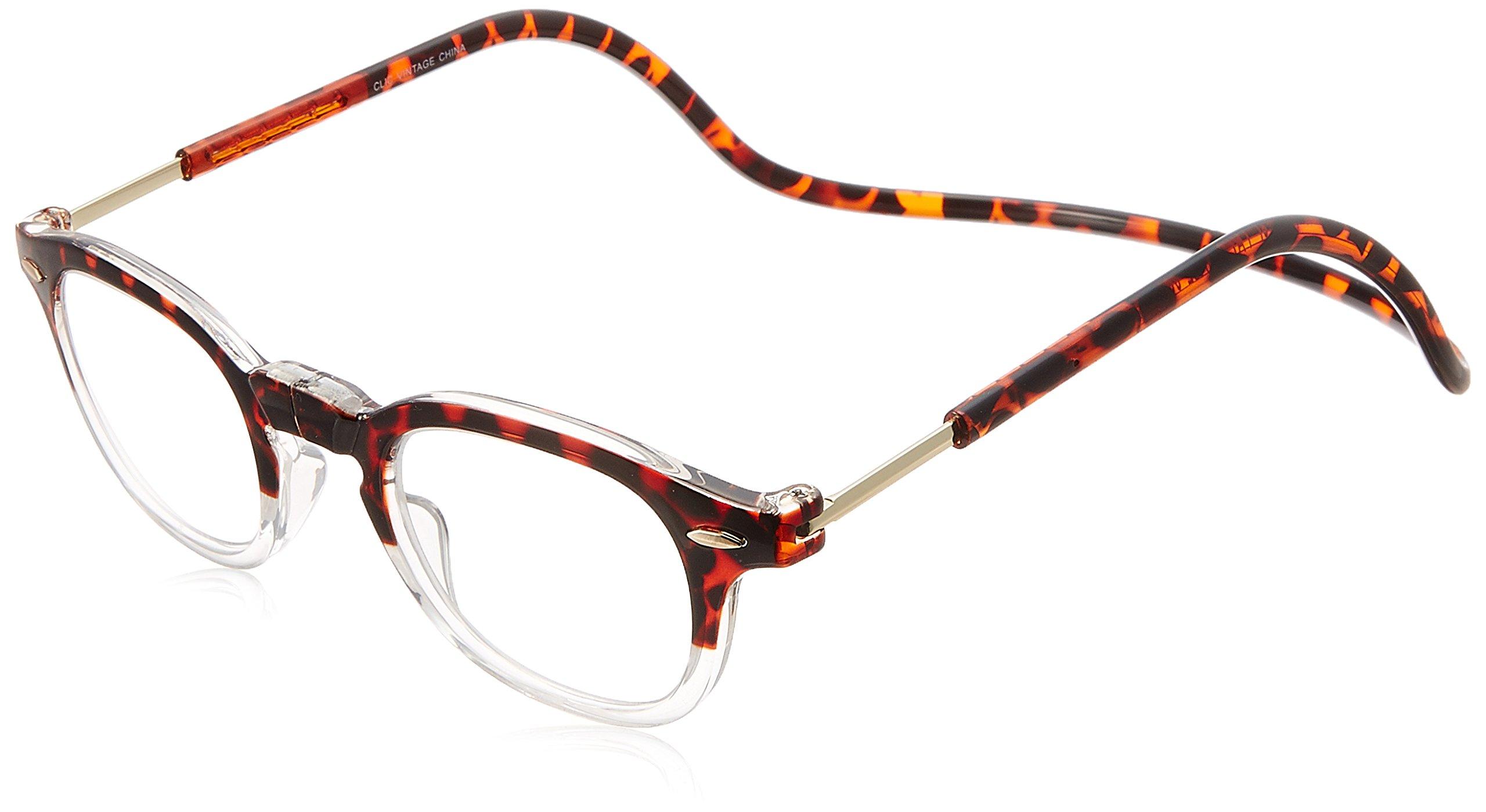 

Clic Vintage Reading Glasses VTC (Click Vintage) Glasses/Reading Totois/Clear +2.00