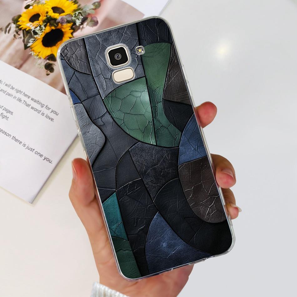For Samsung Galaxy J6 J6+ 2018 Phone Case Samsung J 6 J6 Plus SM-J600F J610G Fashion Cool Pattern Soft Silicone TPU Cases