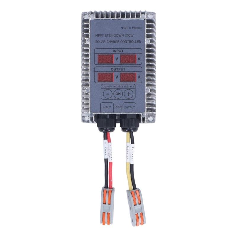 300W Solar Charge Controllers with LCD Display Adjustable Waterproof & Shockproof Designs For Multiple Battery Types