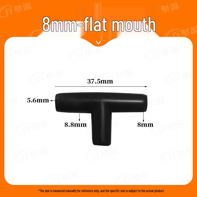 High-Temp Resistant Plastic Hose T-Connector, Quick Connect Fish Tank Accessory, PP Material