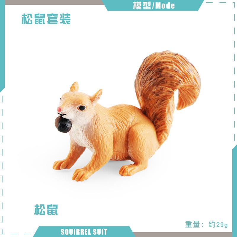 Realistic Miniature Squirrel Model For Desktop Decoration Perfect For Nature Lovers