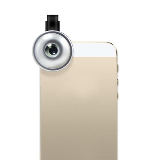 30X Uniwersalne LED Szkło Powiększające do Telefonu Światło Mobilny Obiektyw Klips do Aparatu Mikroskop