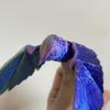 Modelo de pájaro con degradado de color, golondrina de lluvia, impresión 3D, juguete de mano, articulaciones móviles, decoración del hogar, manualidades de escritorio, adornos.