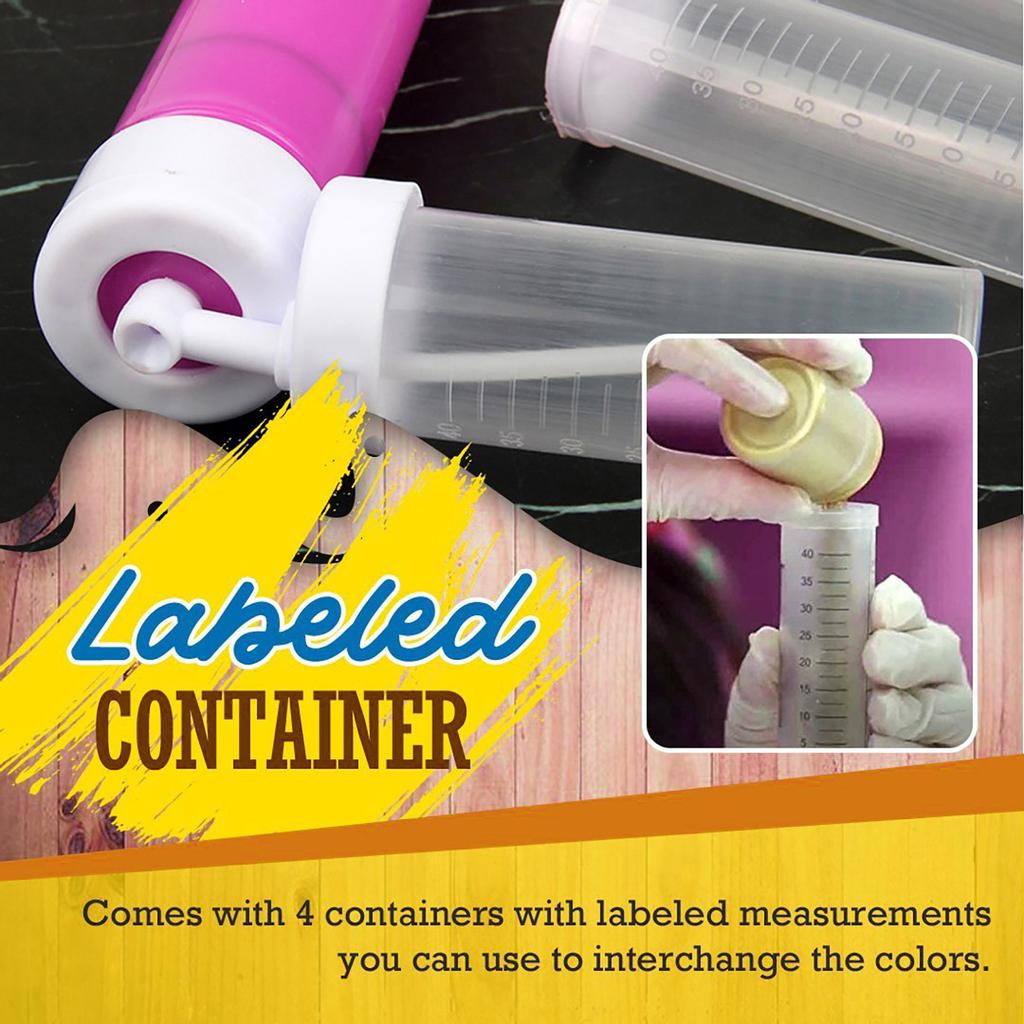 Neue Manuelle Kuchen-Spritzpistole Airbrush Färben Backen Dekorationswerkzeuge Kuchen Gebäck Puder-Sprührohr Backwerkzeug