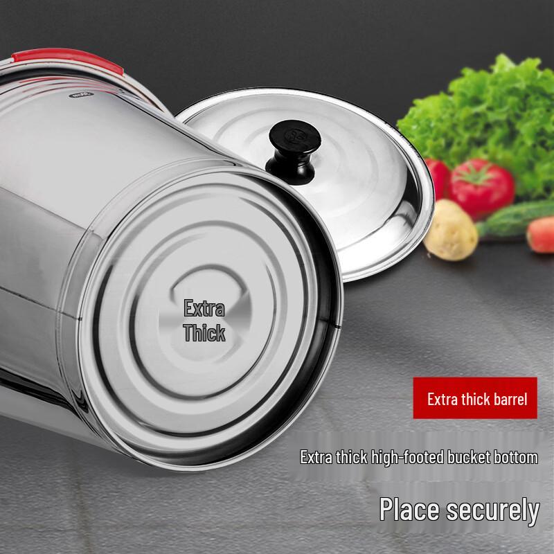 Thickened Stainless Steel Portable Bucket