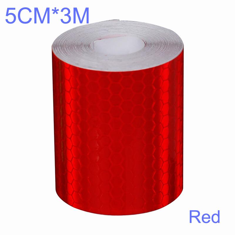 Solid Color Reflective Stickers Personality Waterproof Car Class Modification Warning Signs Highlighting Safety Reflective StripPinstriping Tape 3
