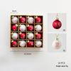 Painted Christmas Tree Glass Ball Pendant Decoration
