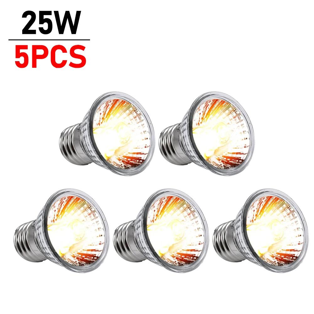 1-10 STÜCKE 25/50/75W UVA+UVB Reptilienlampe Glühbirne Schildkröte Sonnenbad UV-Glühbirnen Heizlicht Vollspektrum Sonnenlampe für Amphibien