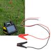 2pcs Crocodile Clip Electric Fence Jumper Cable Electric Fence Charger Wire  Outdoor Use