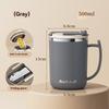500ML Double-Layer Insulated Coffee Mug Stainless Steel Milk Coffee Cup Portable Sealed Water Cup Leak-Proof Coffee Cup With Lid