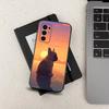 Cute Dog Drench Bulldog For Samsung Galaxy A73,31,Note,72,41,8,9,52,J7,22,71,53,32,Soft Black Silicone Cover Case