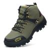 38-46 Men's Winter New Large Size Plus Velvet High Side Hiking Shoes Men's Hiking Shoes Cotton Shoes