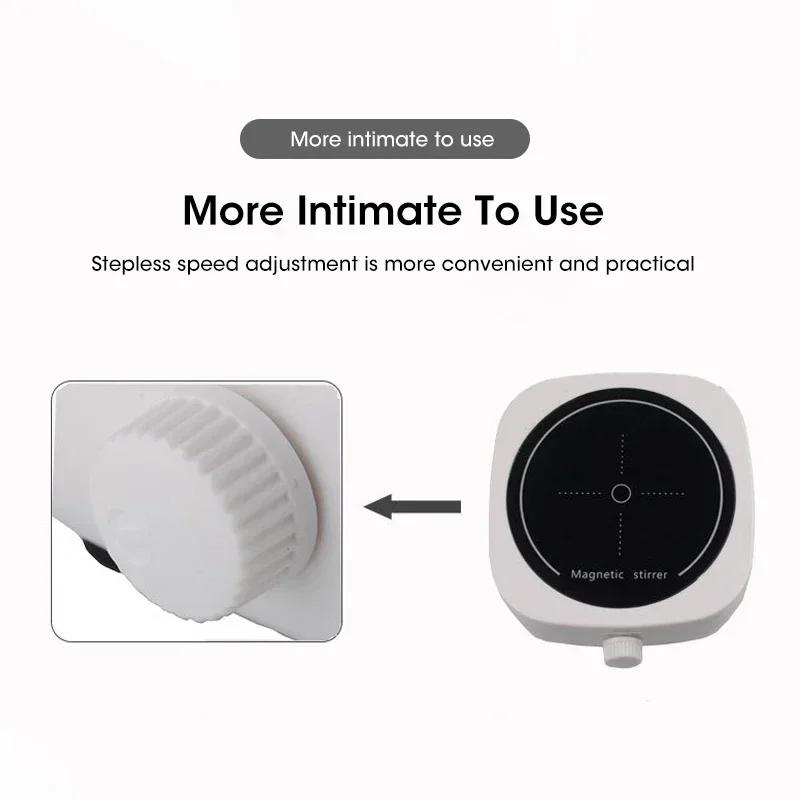 Magnetic Stirrer Lab Equipment Magnetic Agitator Electric Magnetic Mixer 110v - 220v With Stir Bar 2L 4000RPM Mixing Coffee Milk