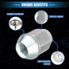 X Autohaux Car Wheel Lug Nuts for Ford 2000-2008 Focus for Honda 1994-2002 Passport No.6509769AA/6502738/6500092 M12x1.5