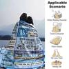 18 Years Memories Four Seasons Blanket Customized With Your Name Lightweight And Warm Perfect Gift For Home Office Camping Sofa Travel Beach Durable