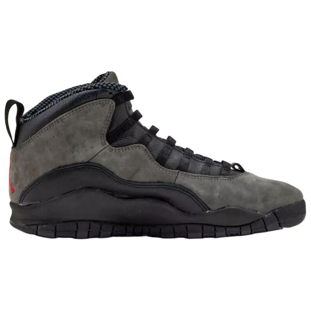 Air Jordan 10 Retro Shadow 2025 Men Sneakers Grey Charred-Grey True-Red HJ6779-001