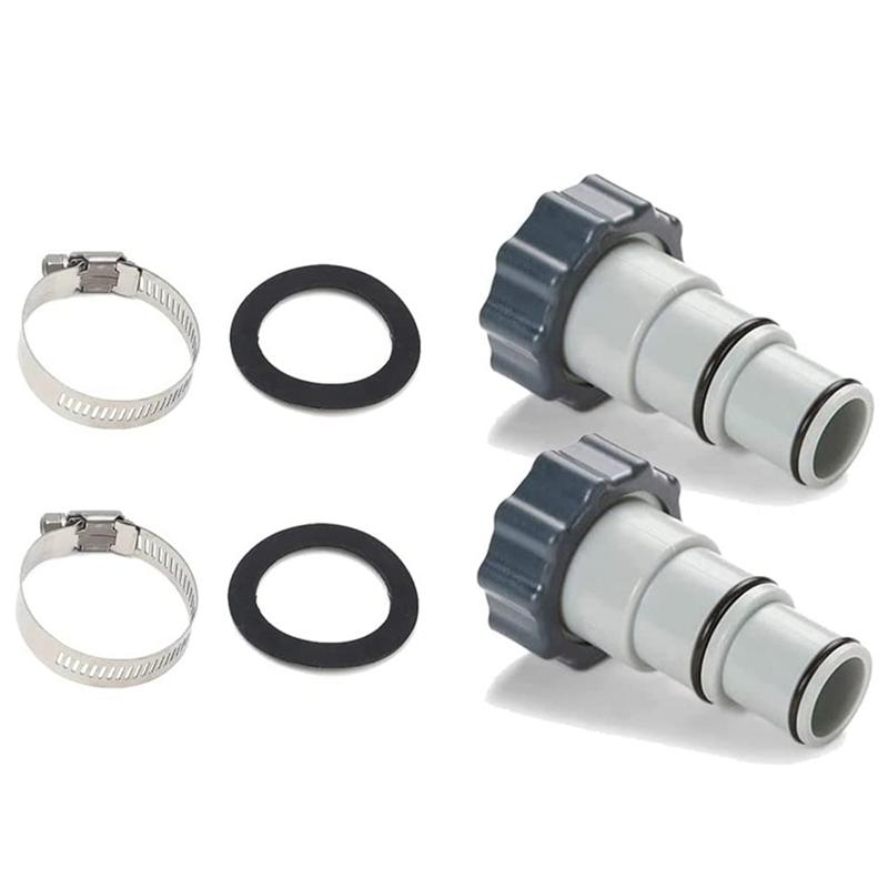 

Thread Connection Valve Drain Adapter Replacement Hose Adapter Anti Leak Plastic Pool Pump