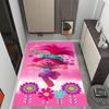 Trolls World Tour Celebration Customize Your Name Carpet Perfect for Study Room Outdoor Dining Room Playrooms Anti-slip Rug Office Home Decor