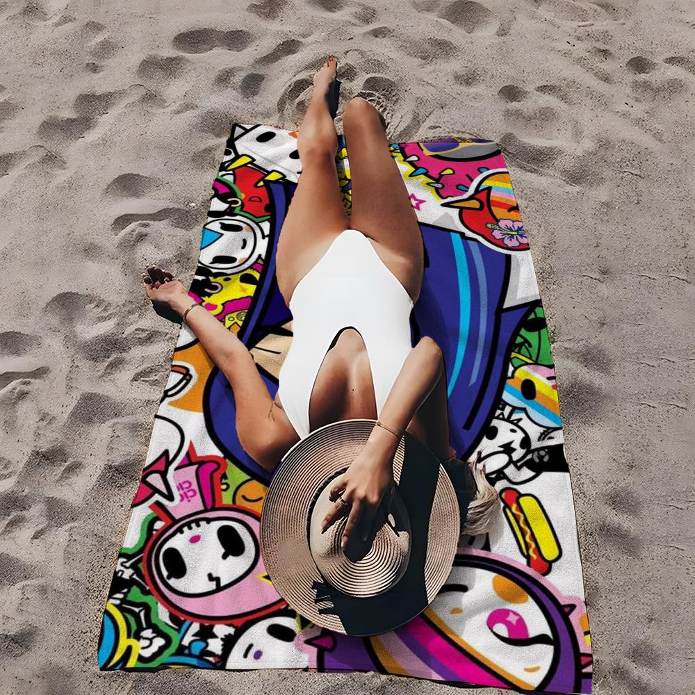 Brand T-Tokidokis Towel Towel Soft Pool Gift For Travel Gym Shower Cool Camping Quick Dry Sports Large Beach Towel