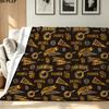 San Diego Padres Print Flannel Blanket High Quality Warm Comfortable Cover for All Seasons Perfect for Gifts Home Decor