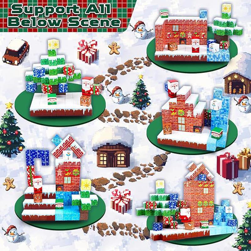 Non-Toxic Magnetic Blocks Game Mine Magnet World Toys For Children Stem Montessori Sensory Cubes Game Toys Gift