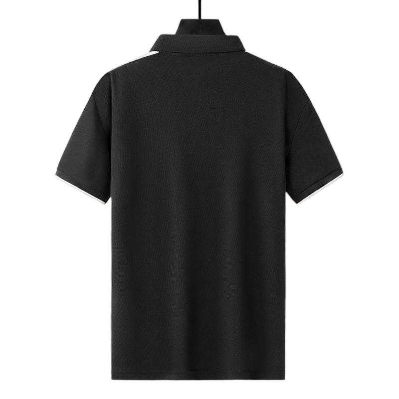 Polo Shirt T-shirt Men's Short-sleeved Casual Top Patchwork Contrasting Color Short-sleeved Polo Shirt