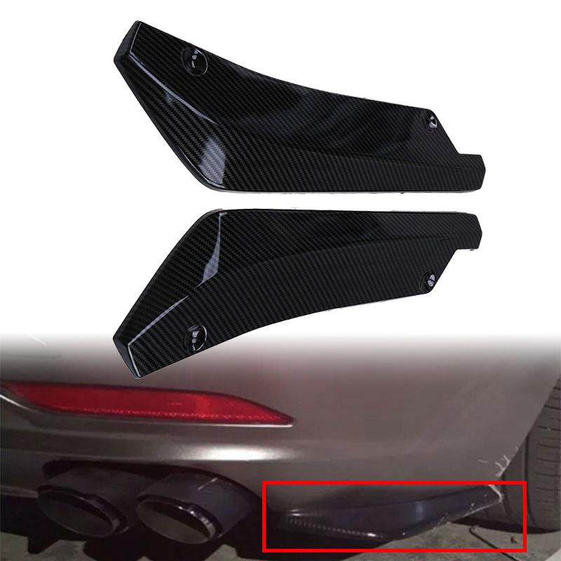 Universeller Auto-Heckstoßstangen-Spoilerlippen-Splitter-Haifischspoiler Kratzschutz-Schutzfolien-Winkel-Splitter-Dekorationszubehör