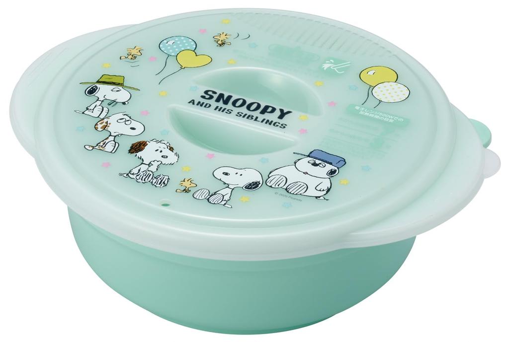 Skater Microwave Cooking Supplies Instant Ramen Maker with Hot Water Drainer Made In Japan Snoopy Balloon 1.2L UDR1N-A
